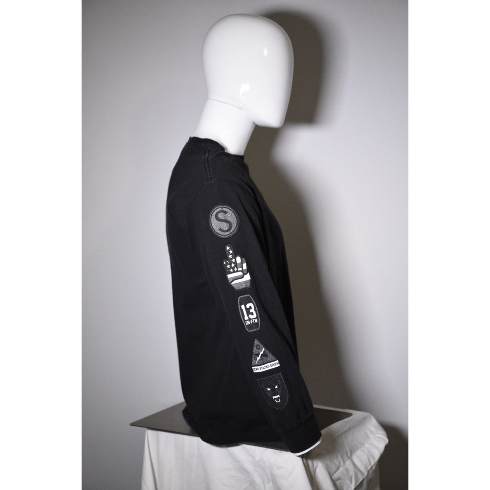 SSUR men's longsleeve black tee